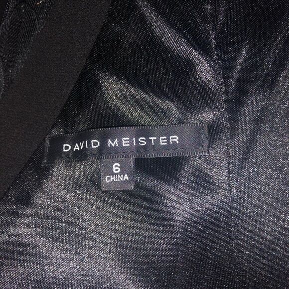 David Meister Embellished Neck Dress LBD REVOLVE - Picture 7 of 7